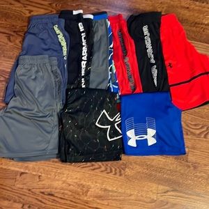 Under Armour boys shorts bundle, size YLG